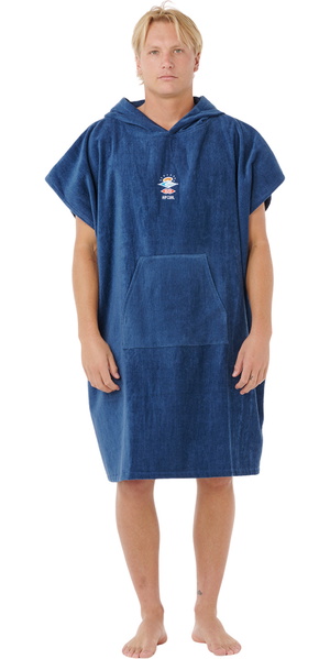 2026 Rip Curl Mens Logo Hooded Towel 00GMTO - Navy